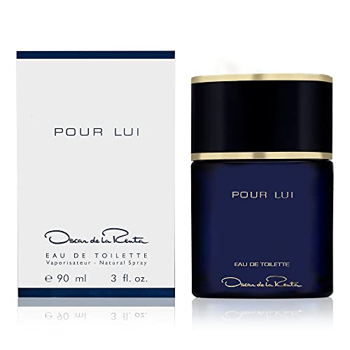 Oscar de la Renta Pour Lui Eau de Toilette Spray for Men, 3 Fl Oz - Fresh, Elegant Fragrance for Daily Wear