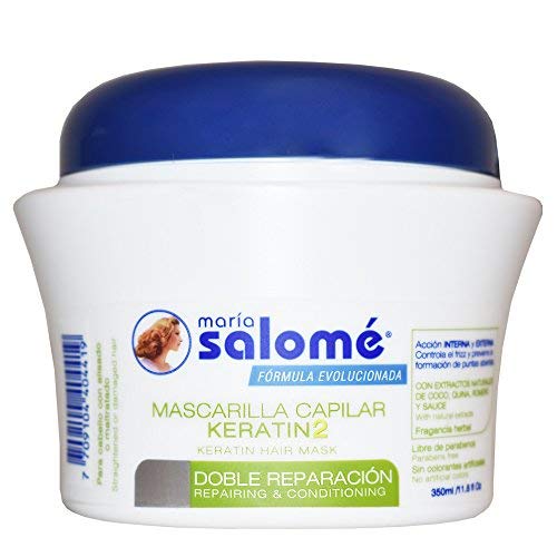 Maria Salome Keratin2 Mascarilla Capilar No Salt 350ml - Repairing Conditioning Treatment