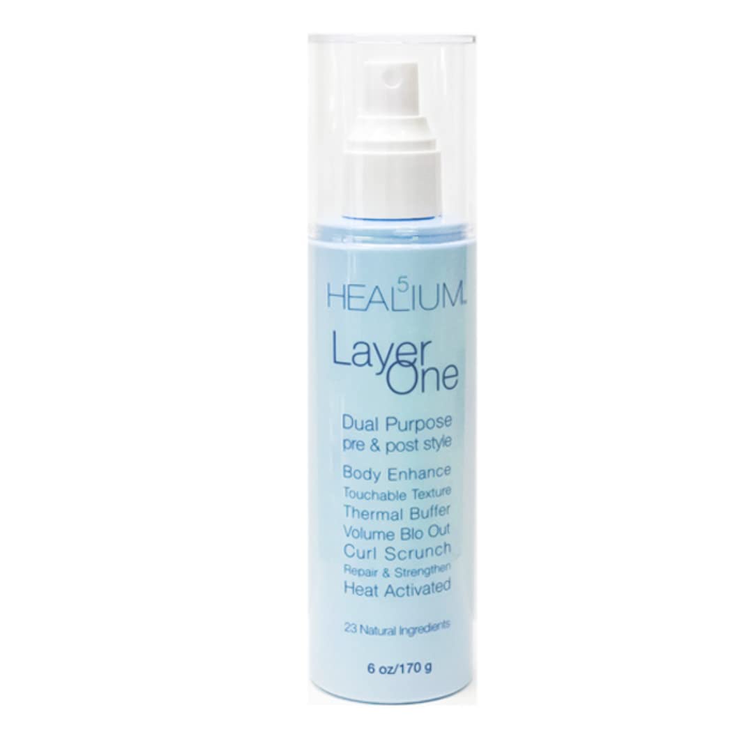 Healium Hair Layer One Bodifier 4.67Oz - Volume, Touchable Hold, Sunscreen Protection For Fine Hair