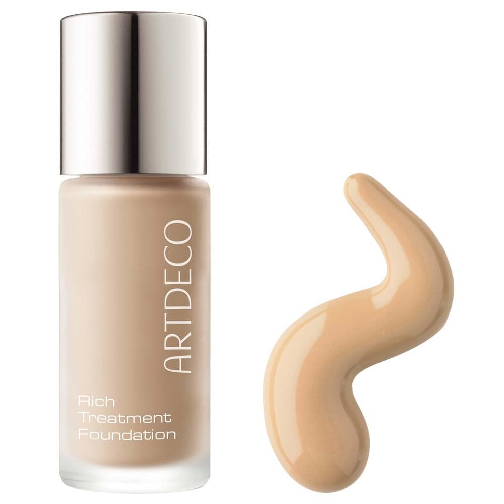 Artdeco Rich Treatment Foundation, Delicious Cinnamon N°21, Long-Lasting, Vegan, 0.67 Fl Oz