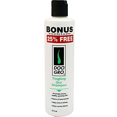 Doo Gro Tingling Gro Shampoo, 10 Oz - Pack Of 4, Scalp Relief For Healthy Hair Growth