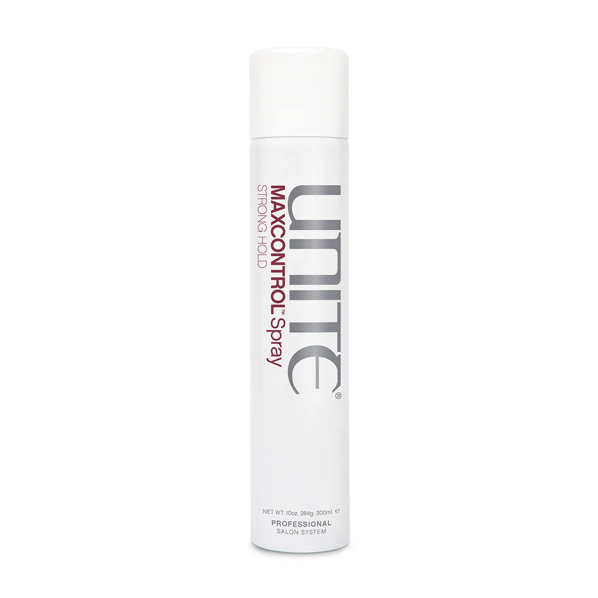 Unite Hair Maxcontrol Spray - Strong Hold Styling, 10 Oz Clear Finish, Salon Quality