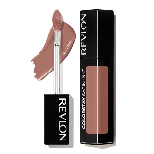 Revlon ColorStay Satin Ink Liquid Lipstick - Longwear, Rich Color, 0.17 Fl Oz (Your Go-To)