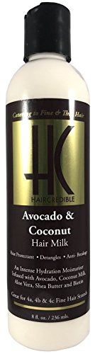 Dorzu Haircredible Avocado & Coconut Hair Milk - 8Oz Moisturizing Hair Treatment