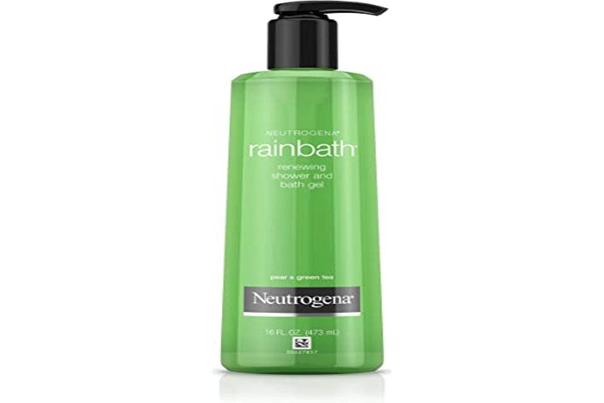 Neutrogena Rainbath Renewing Shower Gel, Moisturizing Body Wash, Pear & Green Tea, 16 Fl Oz