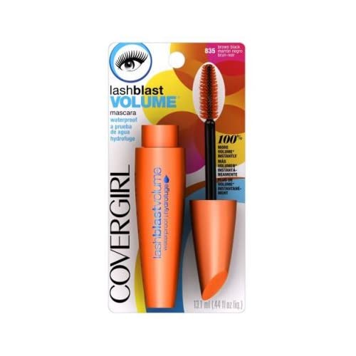 Covergirl Lashblast Waterproof Mascara, Black Brown 835, 0.44 Fl Oz, Volumizing & Long-Lasting