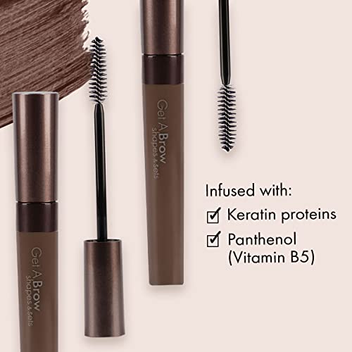 SORMÉ Get A Brow Gel, Dark Brown, 0.4 oz - Long-Lasting Brow Styler for Perfect Definition