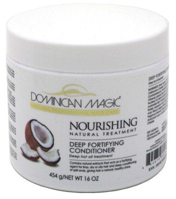 Dominican Magic 16Oz Nourishing Fortify Conditioner - 2 Pack For Healthy Hair Care