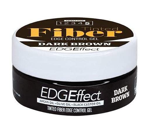 MAGIC EDGEffect Tinted Fiber Edge Control Gel 1 oz - Dark Brown Hair Styling Product