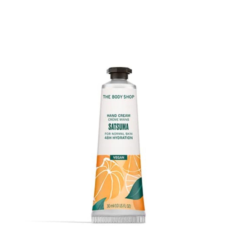 The Body Shop Satsuma Hand Cream - Citrus Hydration, Vegan, 1 Fl Oz