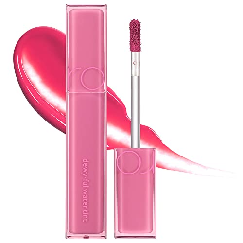 Rom&Nd Dewy·Ful Water Tint 05 Taffy - Glossy High Pigment Moisturizing Lip Tint 1