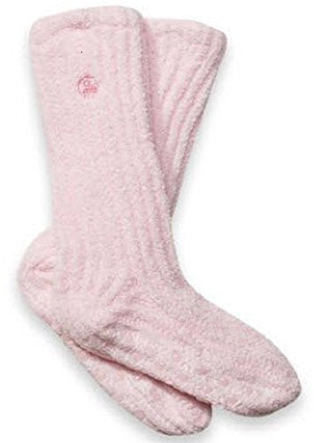 Earth Therapeutics Dream Silk Cozy Socks For Women - Soft Pink Silk Comfort