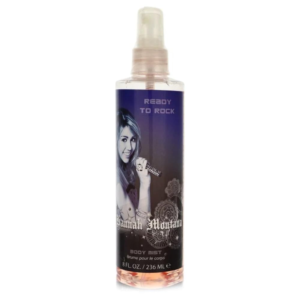 Disney Hannah Montana Ready To Rock Body Mist 8 Oz - Fun Fragrance for Kids, Perfect for Daily Use and Playtime Adventures