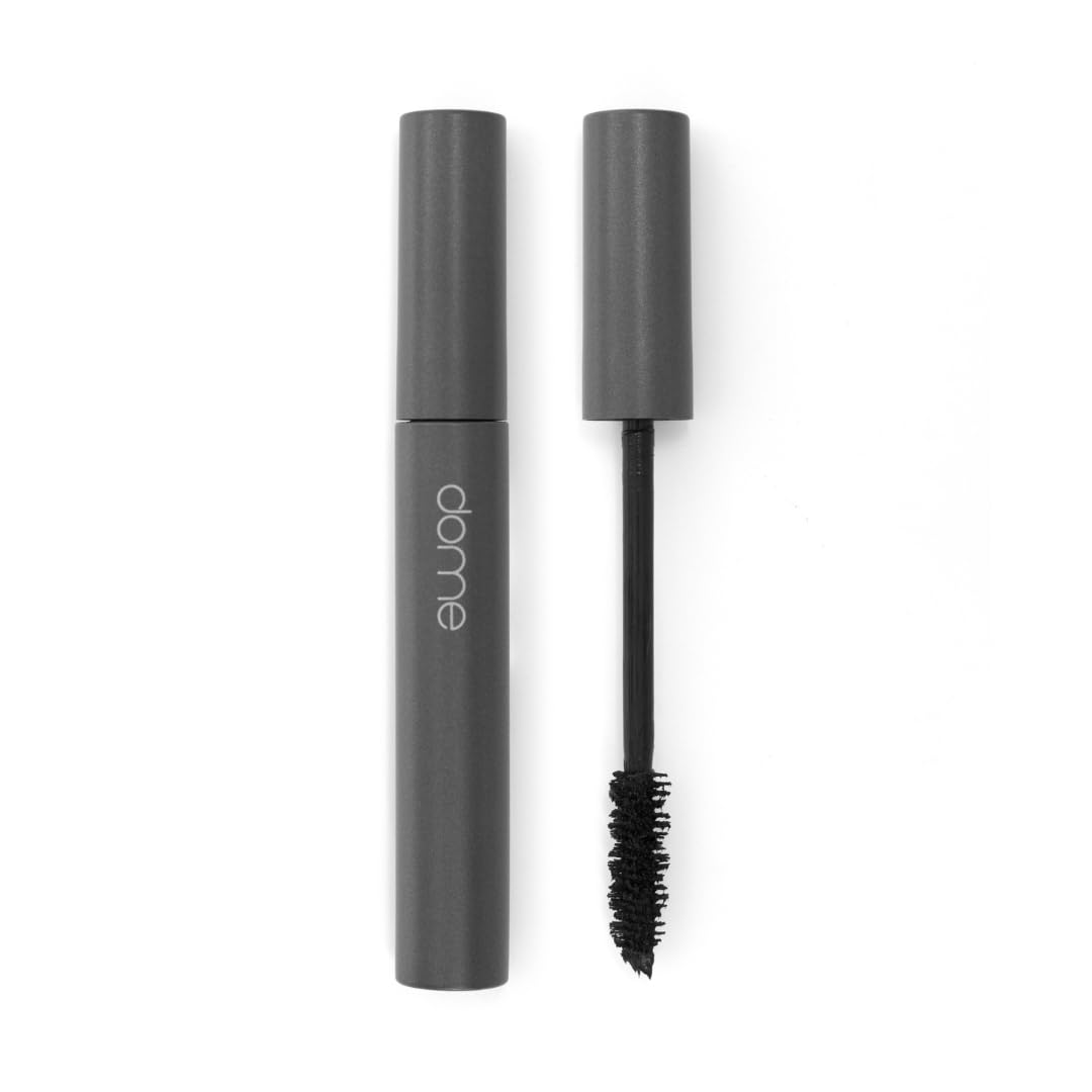 Dome Beauty Magnetic Black Mascara - Vegan, Smudge Proof, Lengthening, Hydrating, 0.27 Fl Oz