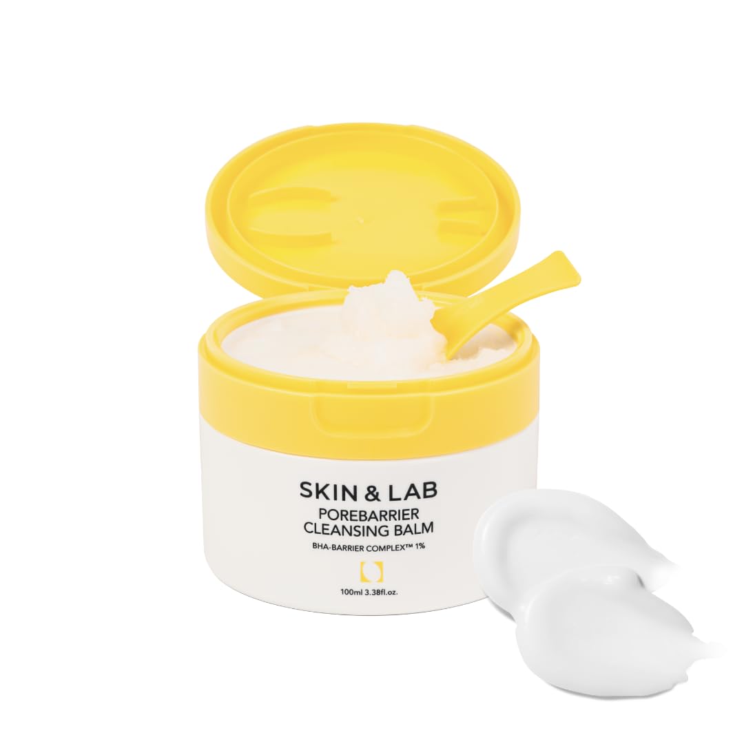 Skin & Lab Porebarrier Cleansing Balm | Vegan Makeup Remover | Waterproof Safe | 3.38 Fl Oz