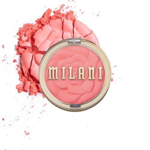 Milani Rose Powder Blush - Coral Cove, 0.6Oz, Cruelty-Free Matte & Shimmer Face Makeup