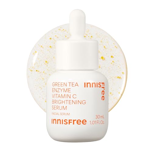 Innisfree Green Tea Enzyme Vitamin C Serum - Brightening For Dark Spots, 1.01 Fl Oz