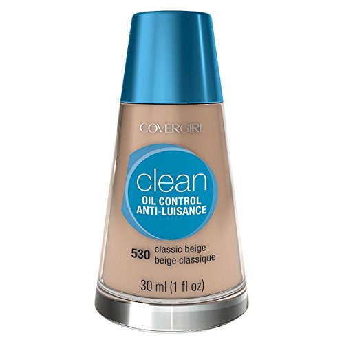 Covergirl Clean Oil Control Liquid Makeup, Classic Beige 530 - 1 Fl Oz, Matte Finish