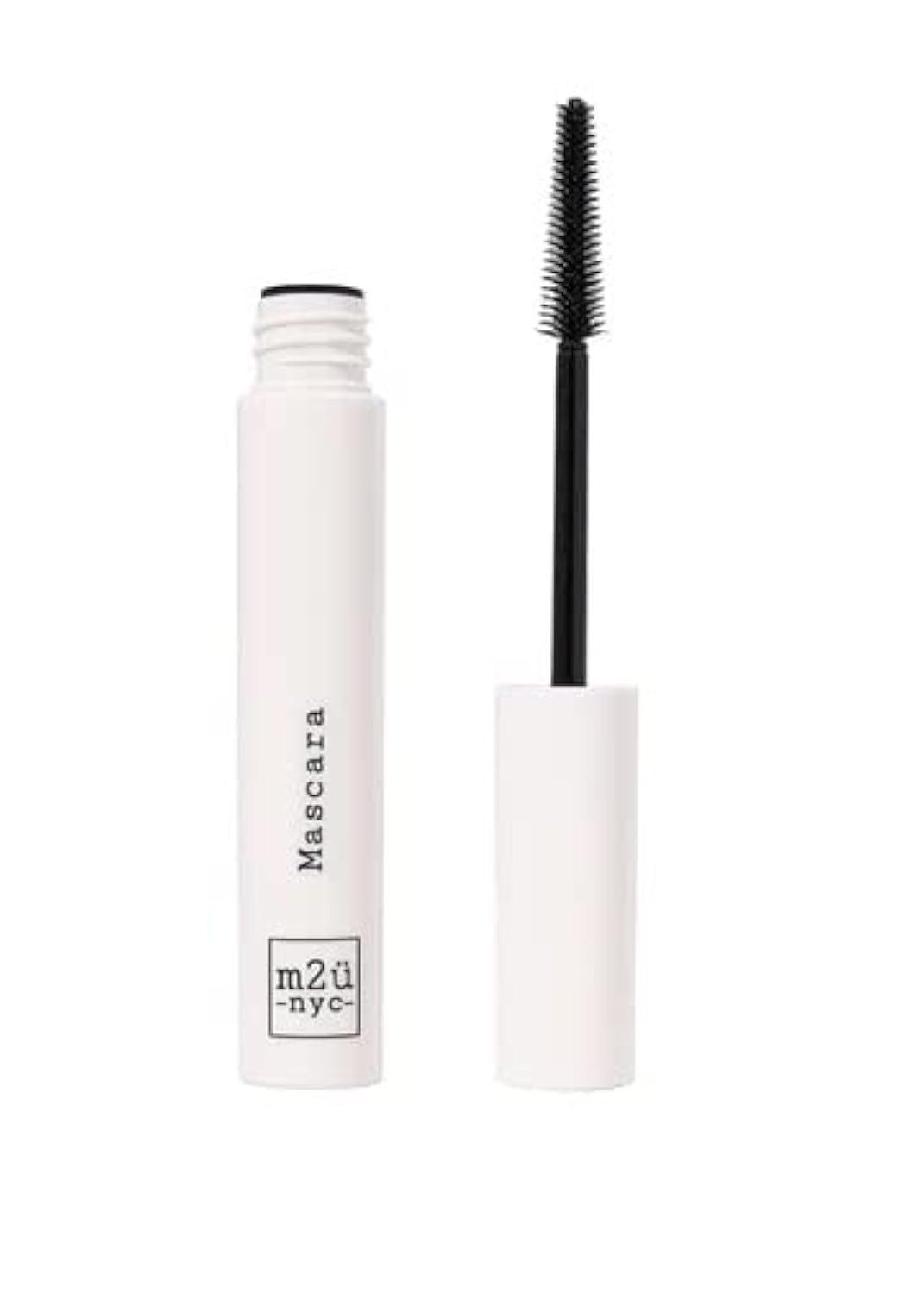 M2U Nyc Black Tubing Mascara - Clump-Free, Smudge-Proof Lengthening For Sensitive Eyes, 0.12