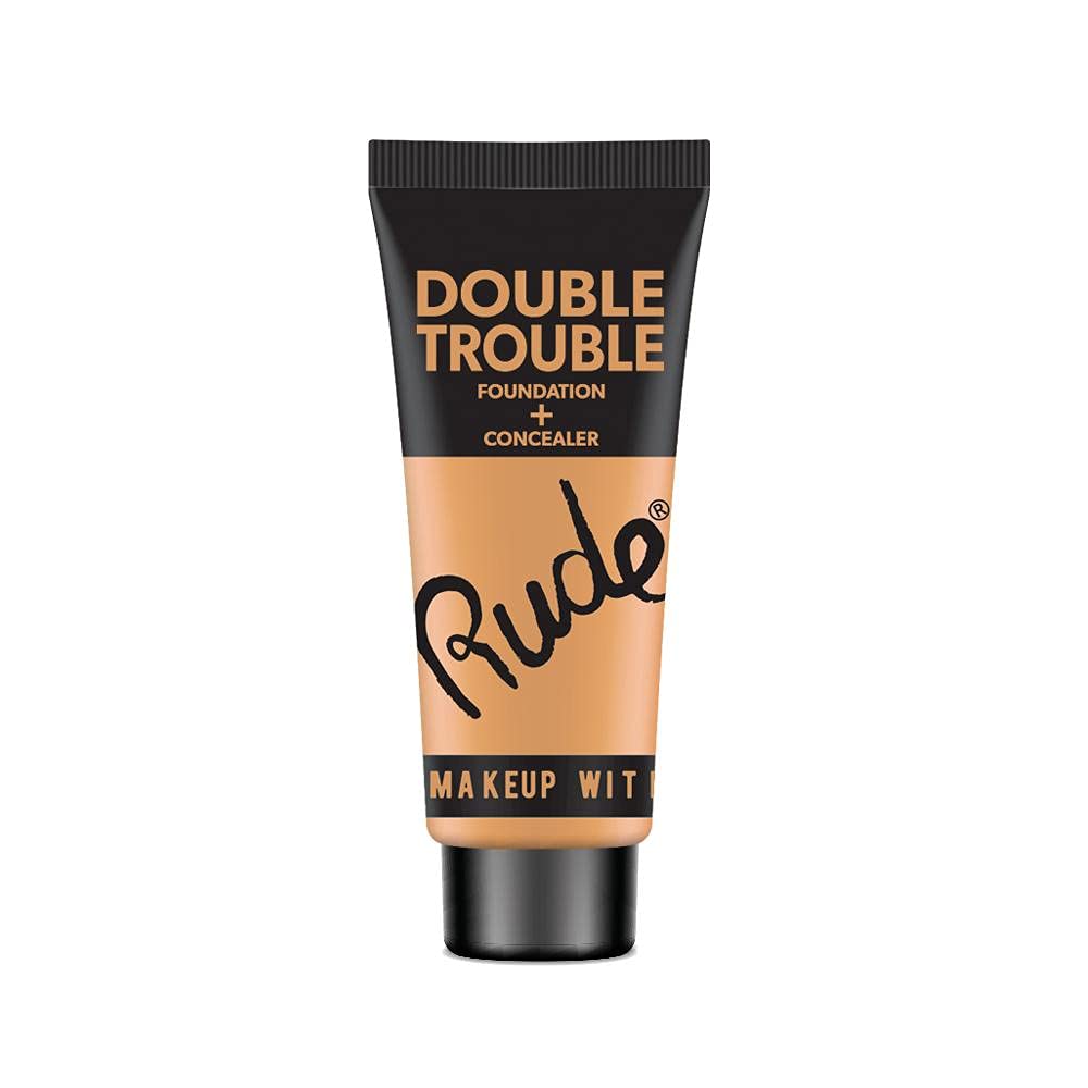 Rude - Double Trouble Foundation + Concealer - Ivory