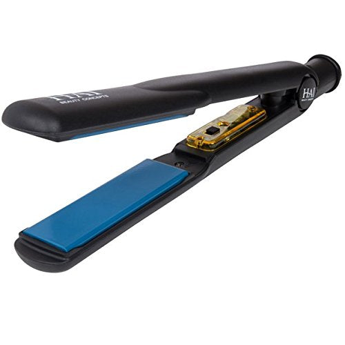 HAI Convertible Ceramic Hair Straightener - Fast Heating Flat Iron, 5 Temp Levels, Classic Blue