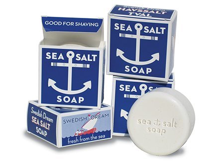 Swedish Dream Sea Salt Bath Soap By Red Co., 4.3 Ounce, Invigorating, Pack Of 12