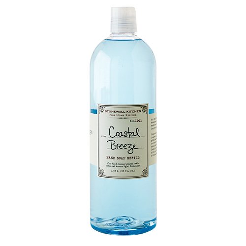 Stonewall Kitchen Coastal Breeze Hand Soap Refill, 35 Oz, Blue - Luxury Liquid Soap