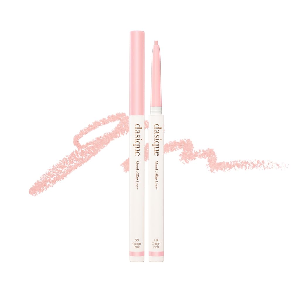 Dasique Mood Slim Liner 08 Cotton Pink | Waterproof Retractable Eyeliner For Eye Contour