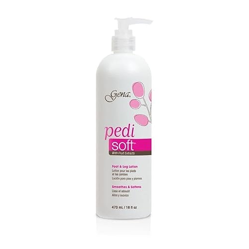 Gena Pedi Soft Lotion 16 Oz With Pump - Moisturizing Foot Care Cream For Soft Skin