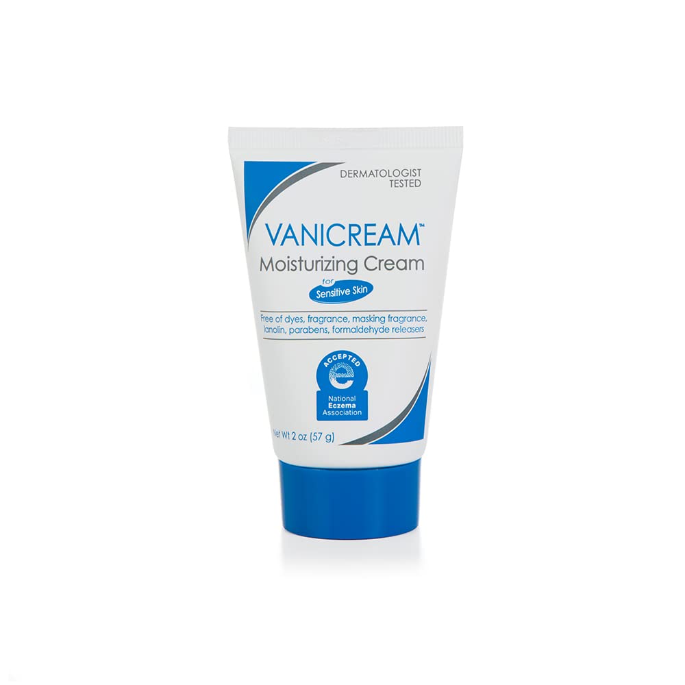 Vanicream Moisturizing Skin Cream For Sensitive Skin, 2 Oz, Dye-Free & Fragrance-Free