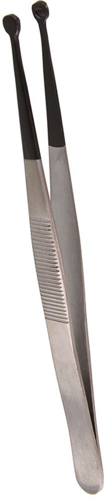 Eurotool Pearl Holding Tweezers - 5-3/4&quot; Multi-Colored Stainless Steel Precision Tool