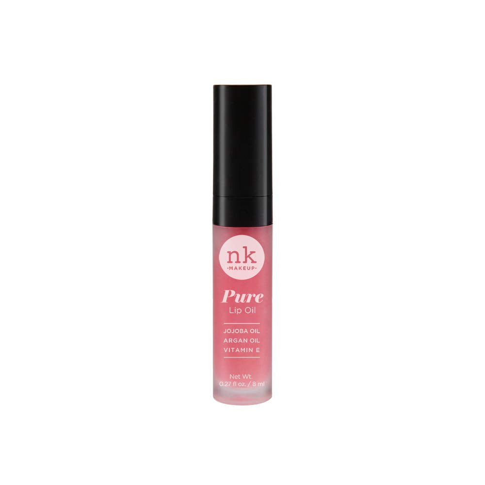 NICKA K NEW YORK NK Pure Lip Oil - Cherry Flavor, 1 Count, Hydrating Lip Treatment