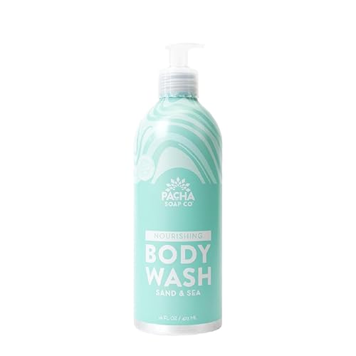 Pacha Soap Sand & Sea Body Wash, 16 Fl Oz - Natural Cleansing For Refreshing Skin