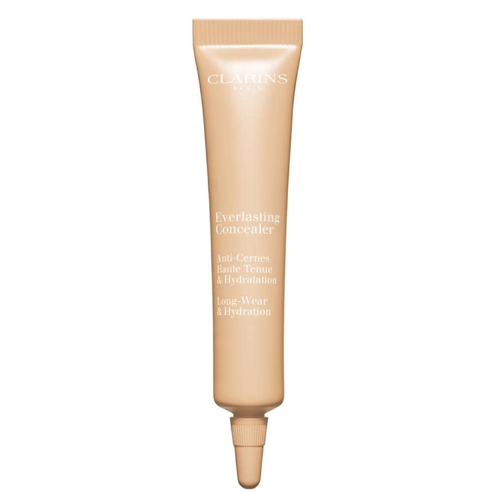 Clarins Everlasting Concealer, Full Coverage, Matte Finish, 0.4 Oz - Very Light, Transfer-Proof