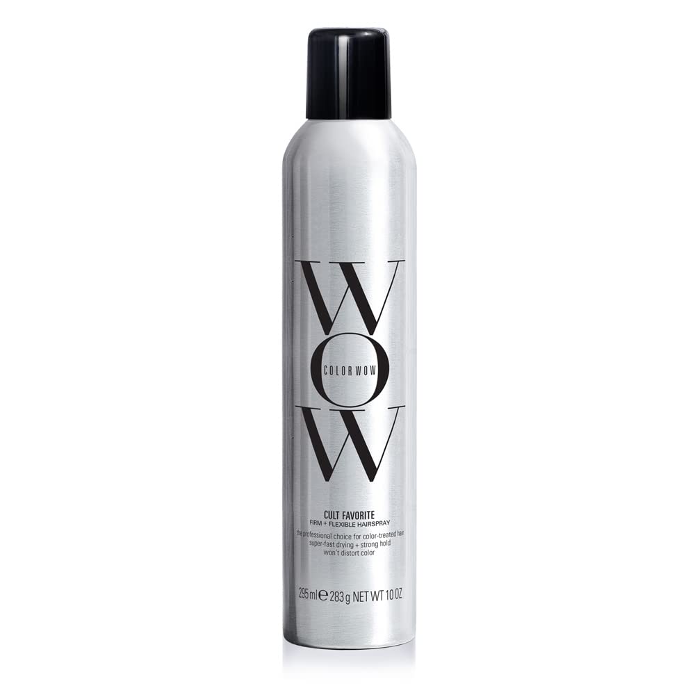 Color Wow Firm + Flexible Hairspray - Lightweight, Humidity Resistant, Heat & Uv Protection, 10 Fl Oz