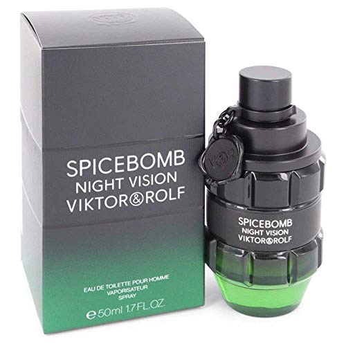 Viktor  Rolf Spicebomb Night Vision Eau De Toilette Spray for Men  Oriental Fougere Fragnance  17 Fl Oz