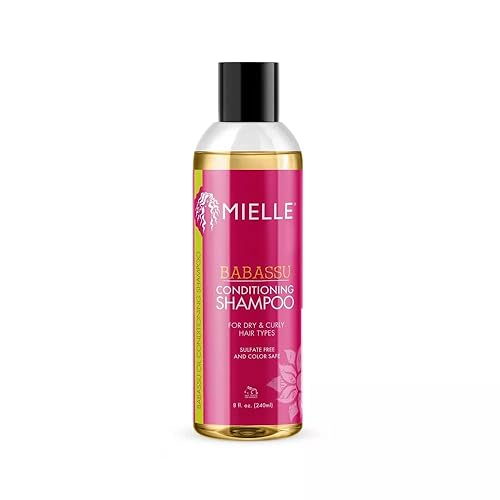 Mielle Organics Babassu Conditioner & Shampoo, 8 Fl Oz - Sulfate-Free Hair Care