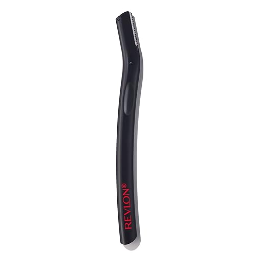 Revlon Eyebrow Precision Shaper - Reusable Japanese Steel Hair Remover, Black, 1 Count