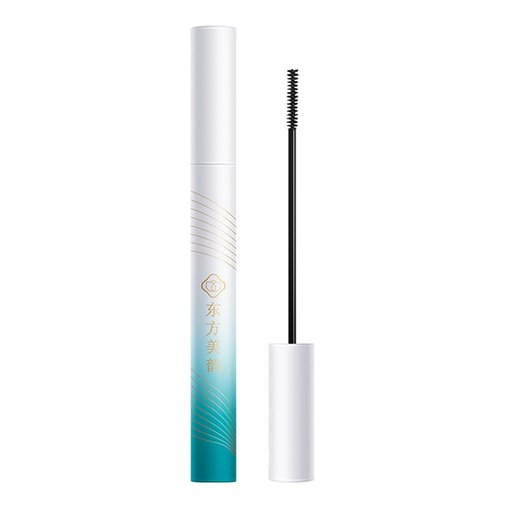 Mzkv Ultra Fine Black Brush Mascara For Lengthening Tiny Lower Eyelashes, Waterproof, 0.71 Oz