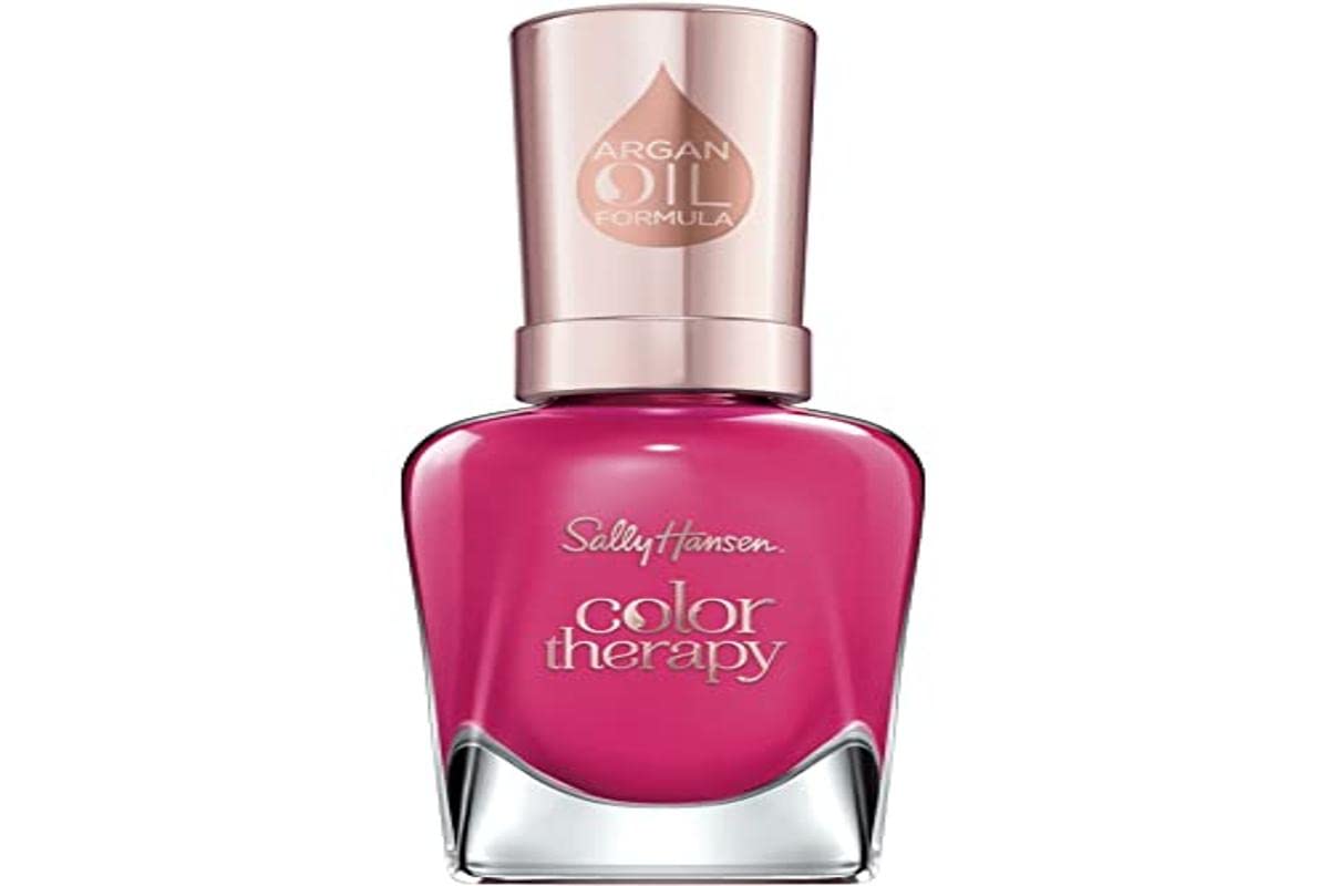 Sally Hansen Color Therapy Nail Polish  Pampered in Pink  Pack of 1