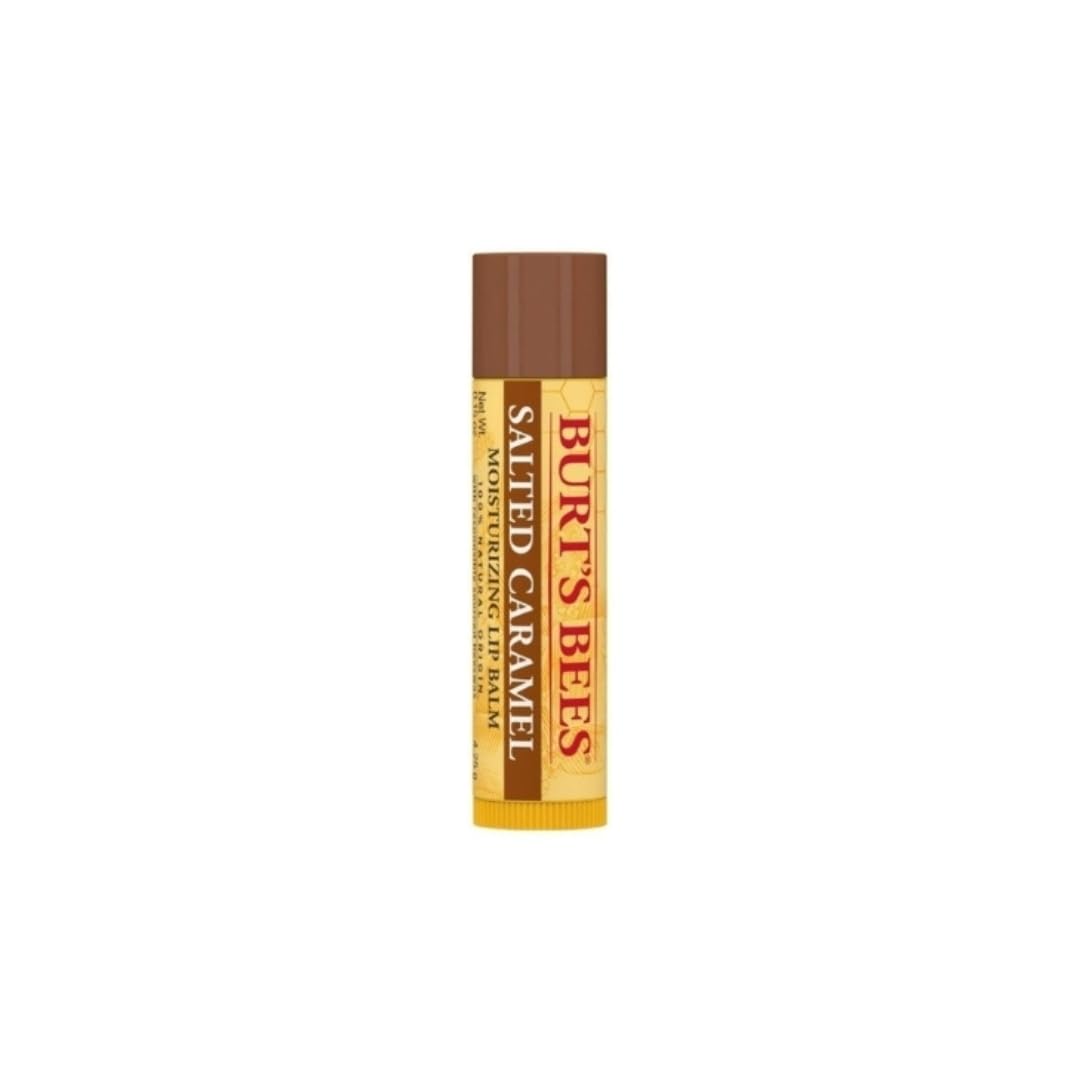 Burt'S Bees Salted Caramel Lip Balm - Limited Edition Moisturizing 0.15 Oz Unisex