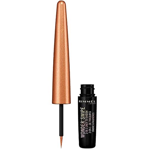 Rimmel London Wonder Swipe 2-in-1 Liner to Shadow, 004 So Savage, 0.06 oz Eyeliner