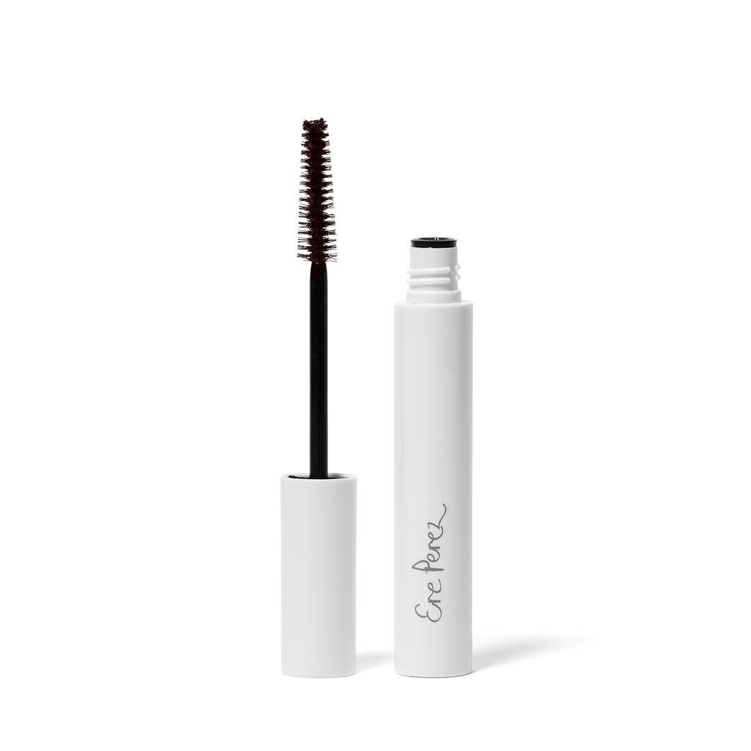 Ere Perez Natural Avocado Waterproof Mascara - Vegan, Cruelty-Free, Brown, 0.35 Oz