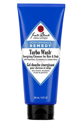 Jack Black Turbo Wash Energizing Cleanser for Hair  Body  10 Fl Oz