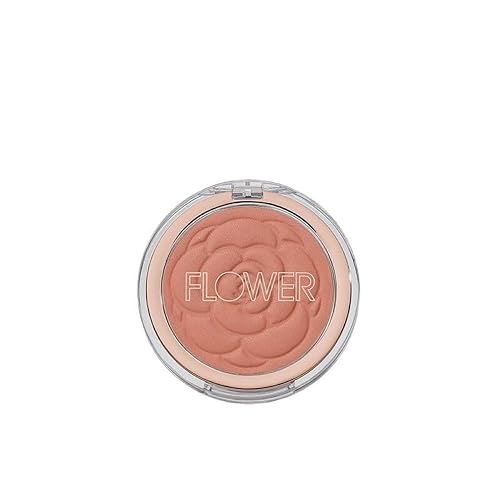 FLOWER Beauty Blush Powder - Matte/Shimmer, Long-Lasting, Cruelty-Free, Vegan - Spiced Petal