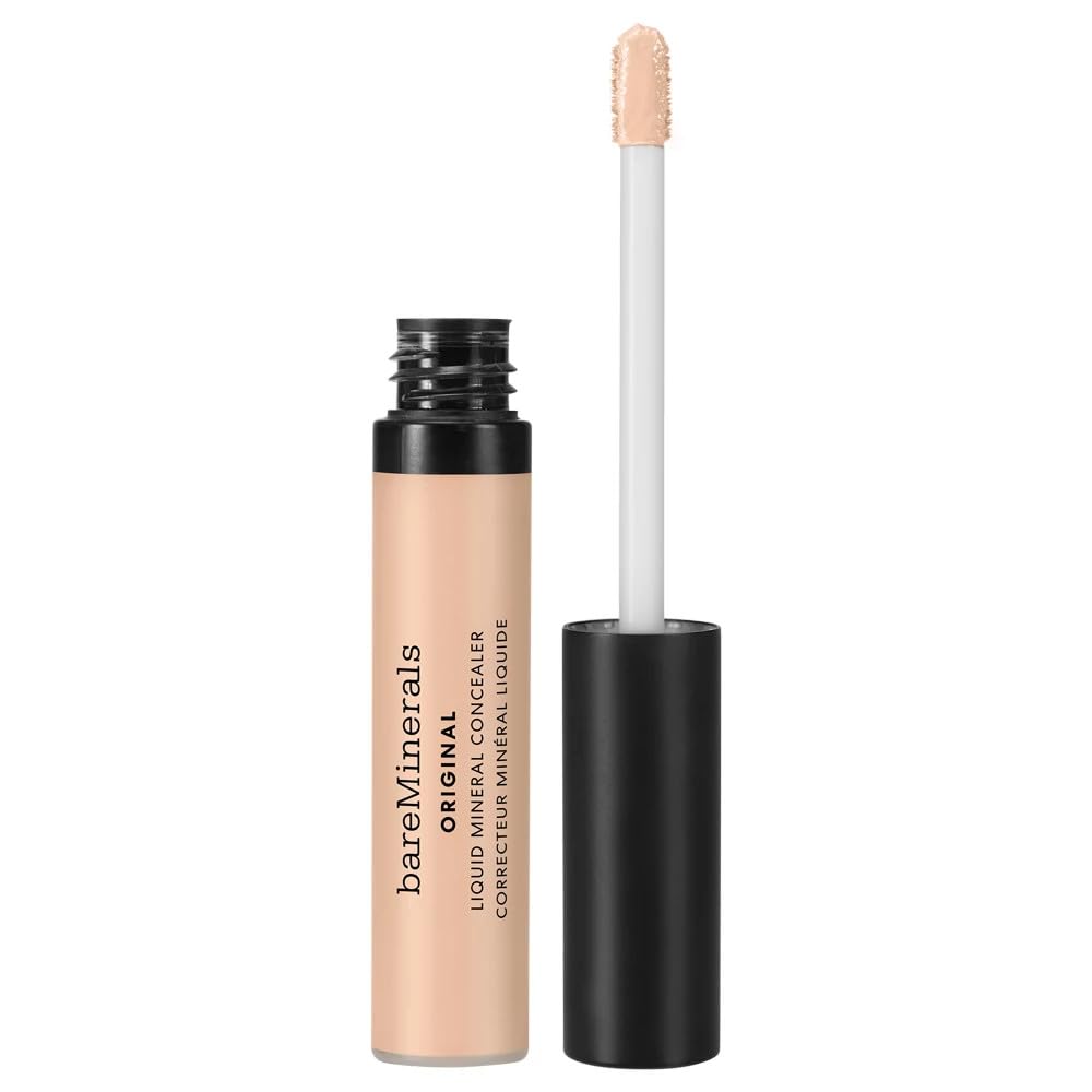 Bareminerals Original Liquid Mineral Concealer, Brightening Dark Circle Concealer, Vegan, Very Fair 0.5C