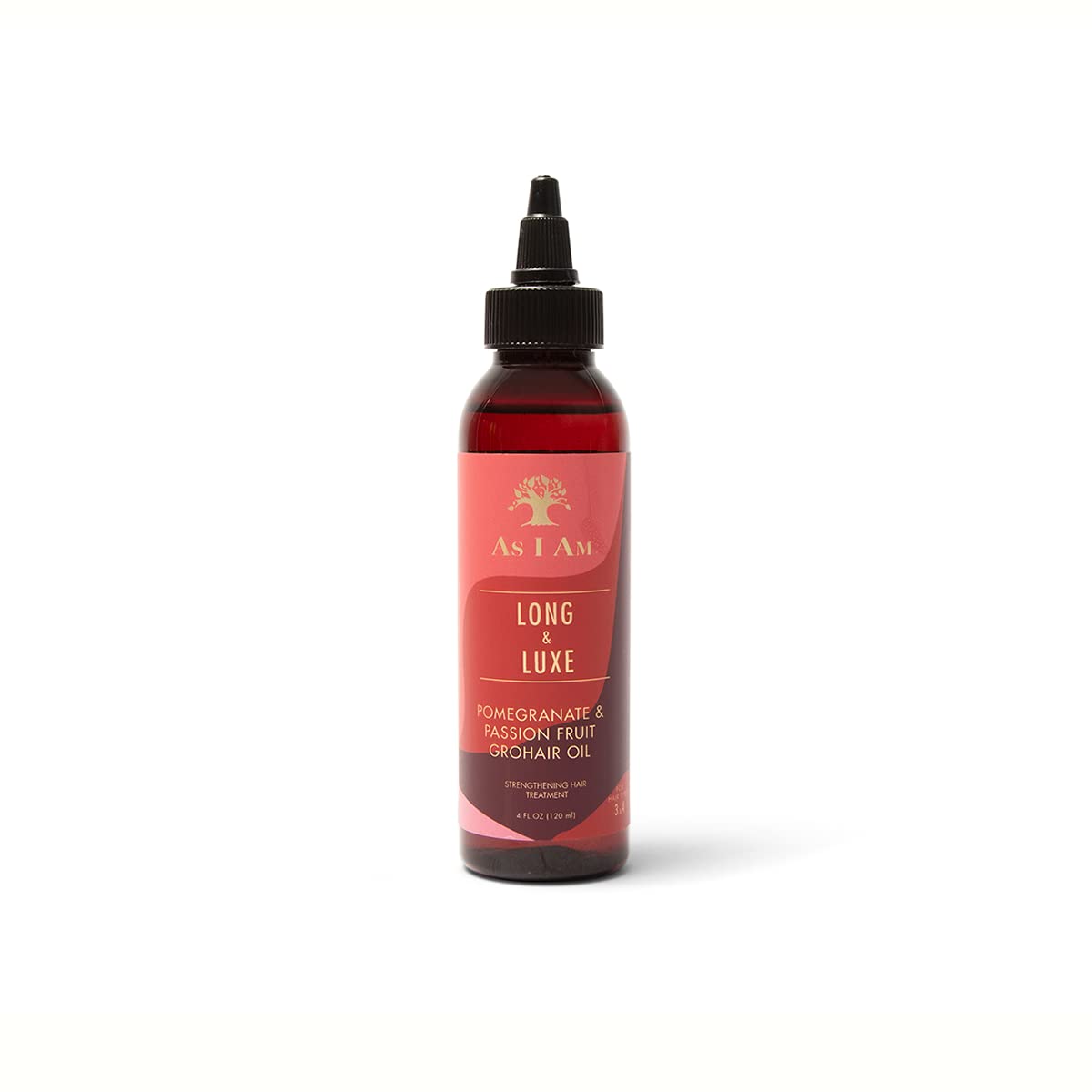 As I Am GroHair Oil - 4oz, Rejuvenates Scalp, Promotes Hair Retention, Pomegranate & JBC