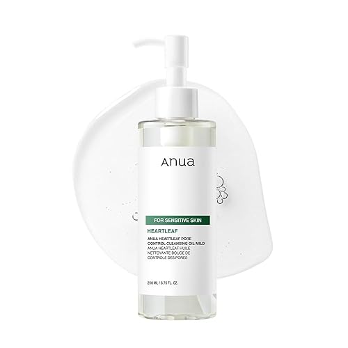 Anua Heartleaf Pore Cleansing Oil For Sensitive Skin, Non-Comedogenic Makeup Remover, 6.76 Fl Oz