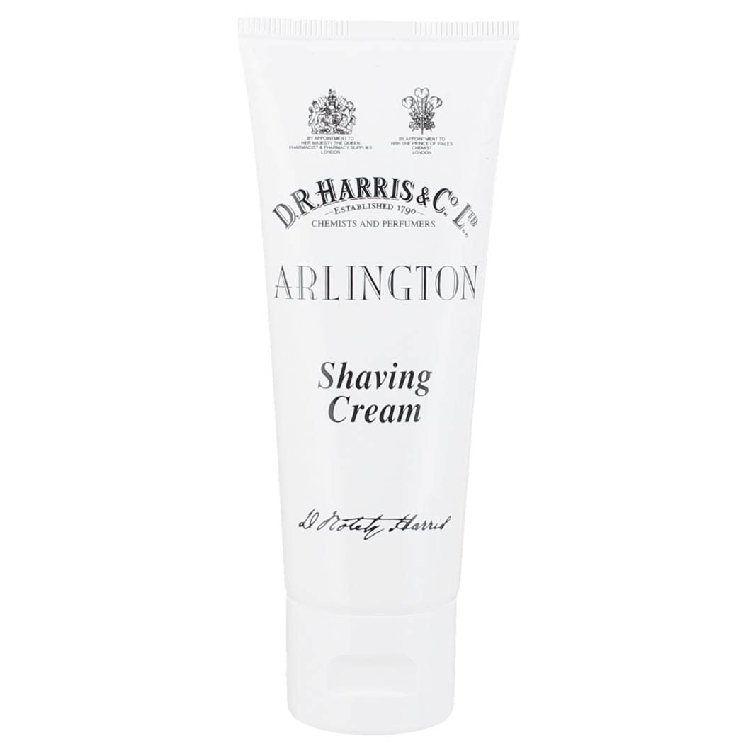 D.R. Harris Arlington Shaving Cream Tube 75G - Premium White Shaving Cream For Men