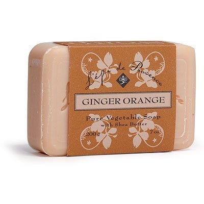 L'Epi De Provence Ginger Orange Shea Butter Bath Soap - 7 Oz - Moisturizing French Soap